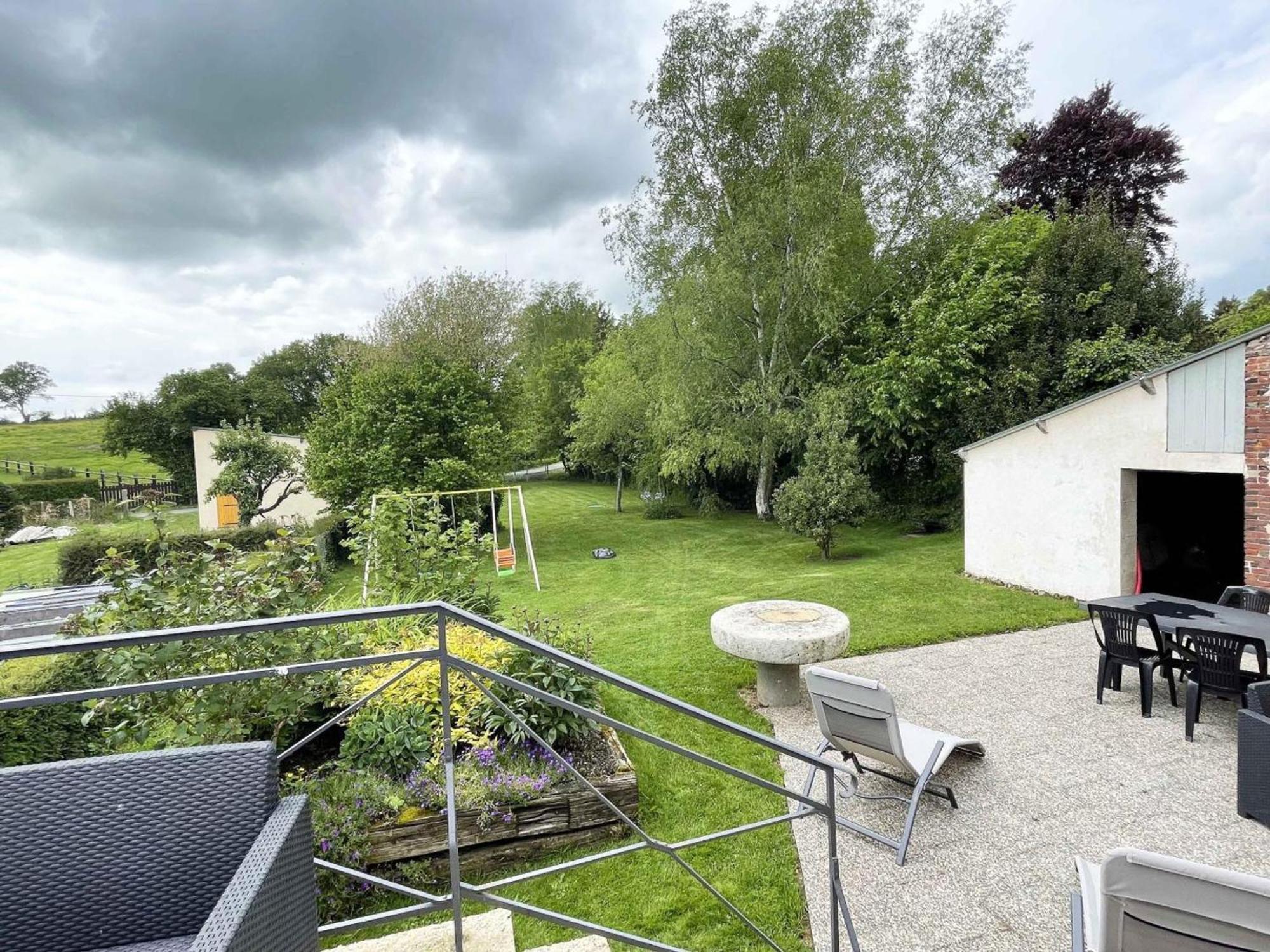 Maison Percheronne Spacieuse Avec Billard, Babyfoot, Et Jardin Clos, Animaux Bienvenus ! - Fr-1-497-65 La Mesniere Exteriör bild